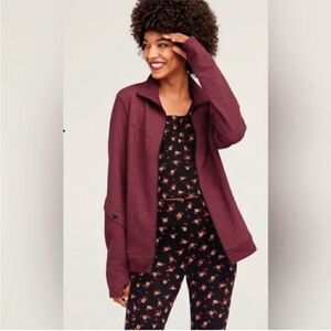 Cabi 4122 Burgundy Training Jacket Size XS